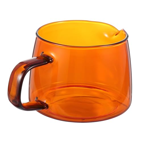 TOYZFRIENDY Hitzebeständige Kaffeekanne Kreativer Kaffeebehälter mit Ergonomischem Griff für Haushaltsgebrauch Hitzebeständig und Praktisch für Kaffeezubereitung von TOYZFRIENDY