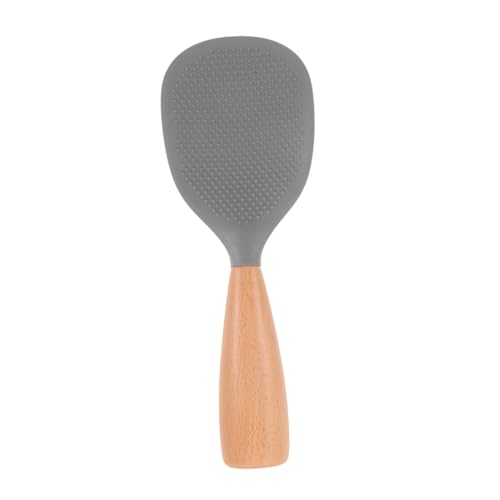 TOYZFRIENDY Hitzebeständiger Stehender Reislöffel mit Silikonoberfläche und Holzgriff Antihaftbeschichtet Multifunktionaler Servierlöffel für Reis Salate und Kartoffelpüree Platzsparend und TOYZFRIENDY Hitzebeständiger Stehender Reislöffel mit Silikonoberfläche und Holzgriff Antihaftbeschichtet Multifunktionaler Servierlöffel für Reis Salate und Kartoffelpüree Platzsparend und von TOYZFRIENDY