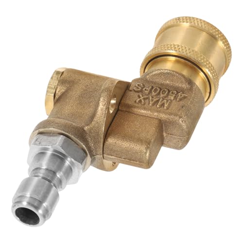 TOYZFRIENDY Hochdruckreiniger Adapter Schnellanschluss Fach Verstellbarem Drehgelenk Universeller Pivot kupplung für Fahrzeugunterboden Poolwände Felgen und Dachrinnen Reinigungsgeräte von TOYZFRIENDY