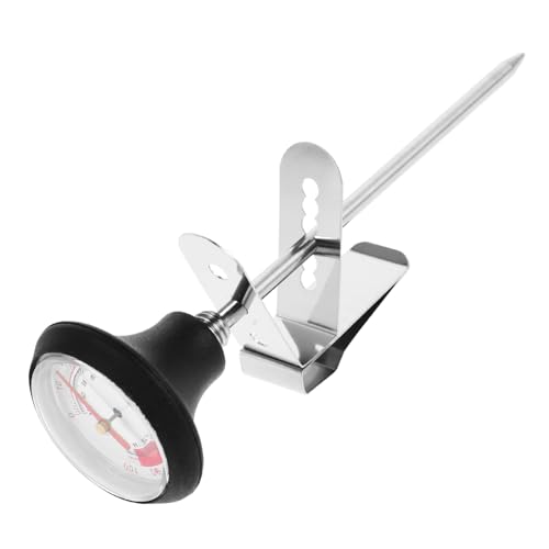 TOYZFRIENDY Hochpräzises Clip Thermometer aus mit Langer Sonde Präzise Temperaturanzeige für Milchaufschäumen Kaffeezubereitung und Vielseitigen Einsatz Küche TOYZFRIENDY Hochpräzises Clip Thermometer aus mit Langer Sonde Präzise Temperaturanzeige für Milchaufschäumen Kaffeezubereitung und Vielseitigen Einsatz Küche von TOYZFRIENDY