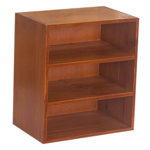 TOYZFRIENDY Holz Regal Lagig Multifunktional Kleine Bücherregal Tisch Organizer Für Küche Wohnzimmer Schlafzimmer Zubehör Aufbewahrung von TOYZFRIENDY