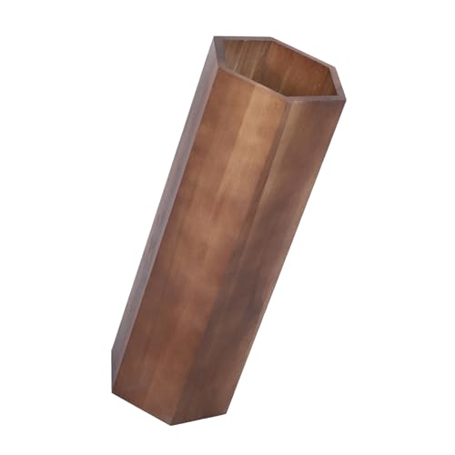 TOYZFRIENDY Holz regenschirmständer Sechseckiger Schirmhalter in Walnussfarbe Stabiler und Langlebiger Schirmständer für Flur und Eingangsbereich Multifunktional als Stock Gehstockhalter TOYZFRIENDY Holz regenschirmständer Sechseckiger Schirmhalter in Walnussfarbe Stabiler und Langlebiger Schirmständer für Flur und Eingangsbereich Multifunktional als Stock Gehstockhalter von TOYZFRIENDY