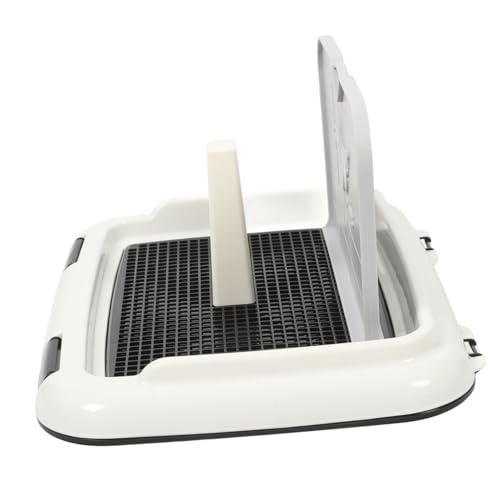TOYZFRIENDY Hundeklo mit Spritzschutz und Großem Fassungsvermögen Langlebiges Kunststoff Indoor Pinkelpad für Hunde Multifunktionales Haustier Toiletten Tablett mit Rutschfestem Design und TOYZFRIENDY Hundeklo mit Spritzschutz und Großem Fassungsvermögen Langlebiges Kunststoff Indoor Pinkelpad für Hunde Multifunktionales Haustier Toiletten Tablett mit Rutschfestem Design und von TOYZFRIENDY