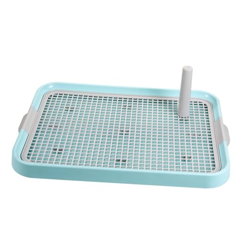 TOYZFRIENDY Hundetoilette Kunststoff mit Welpen Trainingsschale für Kleine und Mittlere Hunde Einfach zu Reinigen rutschfest für Innenräume Wie Wohnung Büro Küche und Bad von TOYZFRIENDY