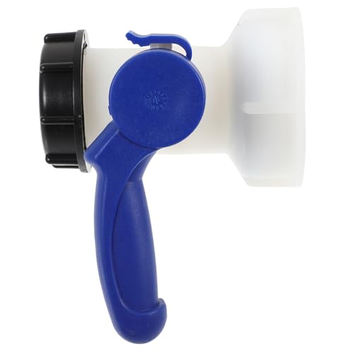 TOYZFRIENDY Ibc Kugelhahn Ibc Tank Adapter aus Robustem Auslaufsicherer Anschluss für Flüssigkeiten Geeignet für Chemikalienbehälter und Gartenschlauch Langlebig und Einfach zu Bedienen von TOYZFRIENDY