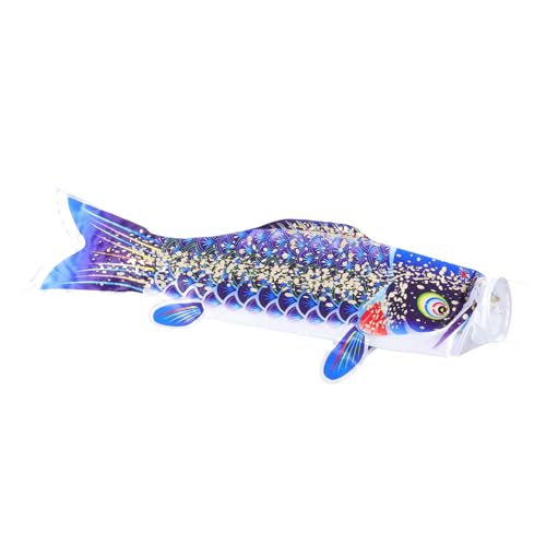 TOYZFRIENDY Japanischer Koi Windsack Wetterfeste Outdoor Hängedekoration in Gold Blau Realistische Fischform für Garten Terrasse und Party Langlebige Japanische Nobori Flagge TOYZFRIENDY Japanischer Koi Windsack Wetterfeste Outdoor Hängedekoration in Gold Blau Realistische Fischform für Garten Terrasse und Party Langlebige Japanische Nobori Flagge von TOYZFRIENDY