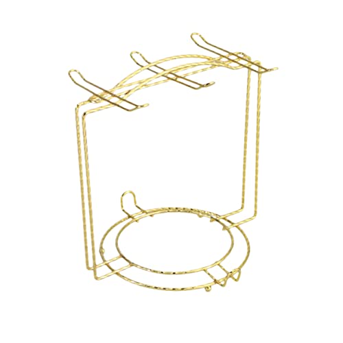 TOYZFRIENDY Kaffee und Tassenhalter Spiralform Multifunktionaler Küchen und Schrank Organizer Platzsparend für Kleine Teller Geeignet für Tischplatte und Schrank Silberfarben von TOYZFRIENDY