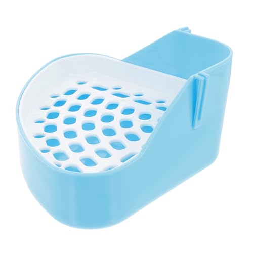 TOYZFRIENDY Kaninchen Toilette Ecktoilette aus Kunststoff mit Erhöhtem Zaun und Filterbasis für Kleine Kaninchen Meerschweinchen und Kleintiere Hygienischer Töpfchentrainer für Wohnung Garten TOYZFRIENDY Kaninchen Toilette Ecktoilette aus Kunststoff mit Erhöhtem Zaun und Filterbasis für Kleine Kaninchen Meerschweinchen und Kleintiere Hygienischer Töpfchentrainer für Wohnung Garten von TOYZFRIENDY