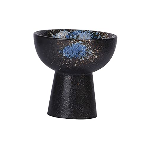 TOYZFRIENDY Keramik Eiscremeschale Japanischer Stil Hohe Basis Trifle Dessertschale Wiederverwendbar Stabile Schönes Design Für Eisgerichte Und Snacks von TOYZFRIENDY