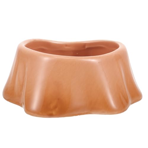 TOYZFRIENDY Keramik Hamster Futternapf Stabile Schale für Kleintiere Wie Chinchilla Ratten Kaninchen Langlebige Glatte Oberfläche Leicht zu Reinigen Wiederverwendbar für Futter und Wasser von TOYZFRIENDY