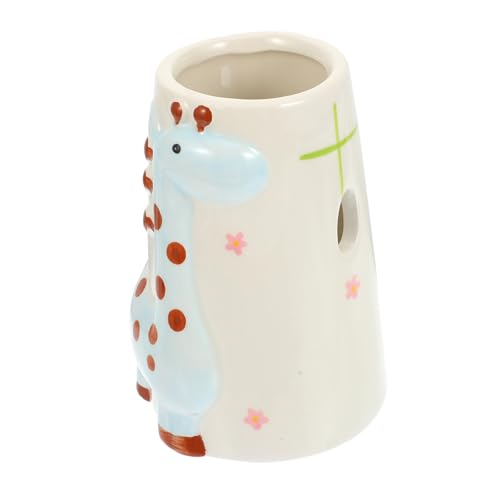 TOYZFRIENDY Keramik Hamster Trinkflasche Ständer Stabil rutschfest Blauer Halter für Zwerghamster Kleintiere Geeignet Langlebig und Dekorativ von TOYZFRIENDY