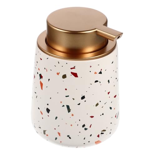 TOYZFRIENDY Keramik Nachfüllflasche für Shampoo Seife Lotion Badezimmer Seifenspender Leicht Kompakt Modern Langlebig für Hand Duschseife Vielseitig Verwendbar TOYZFRIENDY Keramik Nachfüllflasche für Shampoo Seife Lotion Badezimmer Seifenspender Leicht Kompakt Modern Langlebig für Hand Duschseife Vielseitig Verwendbar von TOYZFRIENDY