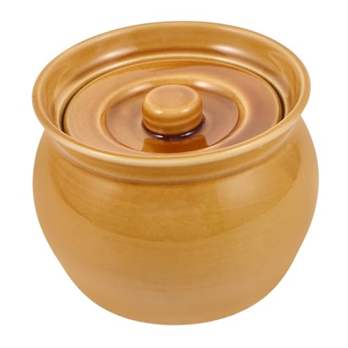 TOYZFRIENDY Keramik Schmortopf mit Deckel Hitzebeständiger Keramiktopf für Suppen Kochen Warmhalten Form für Küche Zuhause TOYZFRIENDY Keramik Schmortopf mit Deckel Hitzebeständiger Keramiktopf für Suppen Kochen Warmhalten Form für Küche Zuhause von TOYZFRIENDY