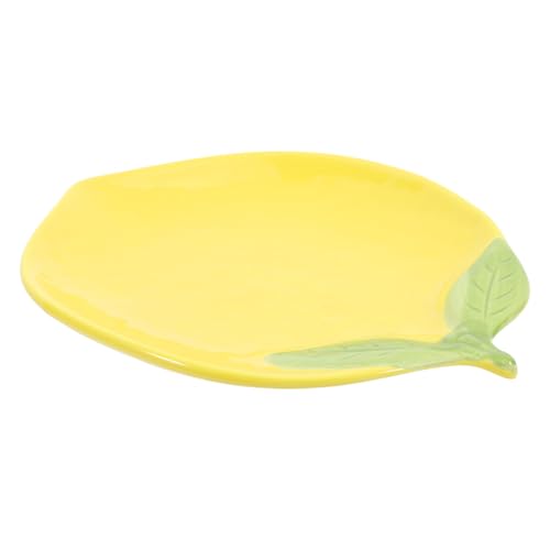 TOYZFRIENDY Keramik Zitronen teller Süßer Salat Dessertteller Spülmaschinenfest Dekorative Porzellanschale mit Zitronenmuster für Haushalt Leicht zu Reinigen Originelles Design TOYZFRIENDY Keramik Zitronen teller Süßer Salat Dessertteller Spülmaschinenfest Dekorative Porzellanschale mit Zitronenmuster für Haushalt Leicht zu Reinigen Originelles Design von TOYZFRIENDY