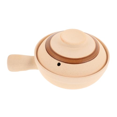 TOYZFRIENDY Keramik topf mit Deckel Kleine Auflaufform für Person Einteiliger Sandtopf Küchenkochgeschirr Vielseitig für Suppe Schmorgerichte Reis Mikrowellengeeignet Pflegeleicht TOYZFRIENDY Keramik topf mit Deckel Kleine Auflaufform für Person Einteiliger Sandtopf Küchenkochgeschirr Vielseitig für Suppe Schmorgerichte Reis Mikrowellengeeignet Pflegeleicht von TOYZFRIENDY