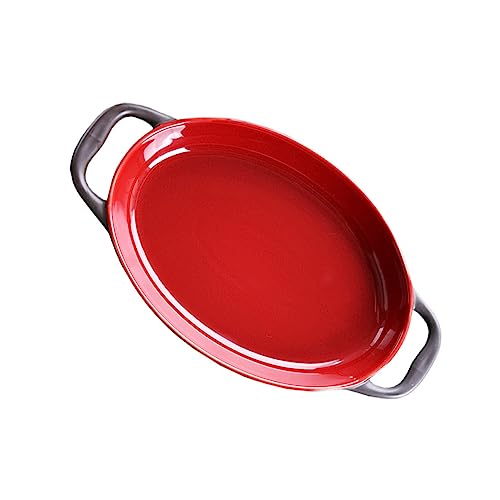 TOYZFRIENDY Keramische Backform mit Doppelgriffen Rechteckige Auflaufform für Käse und Braten für Familienfeiern und Tägliche Nutzung aus Hochwertigem Keramikmaterial Hitzebeständig und TOYZFRIENDY Keramische Backform mit Doppelgriffen Rechteckige Auflaufform für Käse und Braten für Familienfeiern und Tägliche Nutzung aus Hochwertigem Keramikmaterial Hitzebeständig und von TOYZFRIENDY