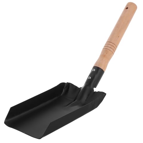 TOYZFRIENDY Kleine Gartenschaufel mit Holzgriff Multifunktionaler Quadratischer für Gartenarbeit Camping und Haushalt Rutschfester Griff Effiziente Bodenschaufel für Präzises Graben und von TOYZFRIENDY