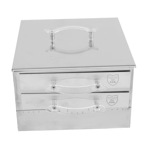 TOYZFRIENDY Kleiner Doppelstöckiger Edelstahl Dampfgarer Reismehlrollen Dämpfgerät Haushaltsgerät Leicht zu Reinigen Praktisch für Schnelle Zubereitung Gesunder Mahlzeiten TOYZFRIENDY Kleiner Doppelstöckiger Edelstahl Dampfgarer Reismehlrollen Dämpfgerät Haushaltsgerät Leicht zu Reinigen Praktisch für Schnelle Zubereitung Gesunder Mahlzeiten von TOYZFRIENDY