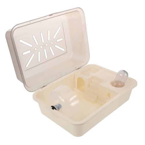 TOYZFRIENDY Plastikhäuschen Für Zwerghamster Tragbare Tasche Für Kleintiere Schlafbereich Für Hamster Wasserflasche Für Meerschweinchen Transportkäfig Für Chinchillas Igel Und Maus TOYZFRIENDY Plastikhäuschen Für Zwerghamster Tragbare Tasche Für Kleintiere Schlafbereich Für Hamster Wasserflasche Für Meerschweinchen Transportkäfig Für Chinchillas Igel Und Maus von TOYZFRIENDY