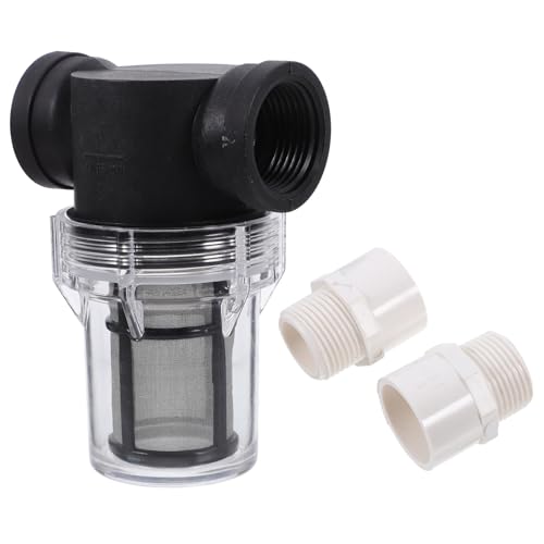 TOYZFRIENDY Kleiner PVC Wasserfilter mit Mesh Sieb Einfacher Einbau Sedimententfernender Gartenfilter für Sauberes Bewässerungswasser Passend für PVC Rohre für Gartenbewässerung TOYZFRIENDY Kleiner PVC Wasserfilter mit Mesh Sieb Einfacher Einbau Sedimententfernender Gartenfilter für Sauberes Bewässerungswasser Passend für PVC Rohre für Gartenbewässerung von TOYZFRIENDY