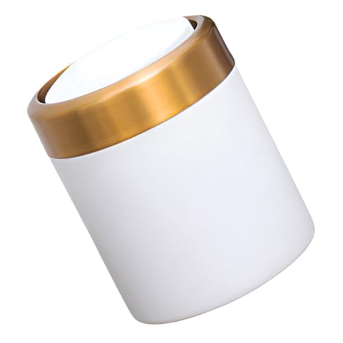 TOYZFRIENDY Kleiner Runder Edelstahl Abfalleimer mit Deckel Mini Desktop Mülleimer für Badezimmer Schlafzimmer Büro und Küche Dekorativer Langlebiger Schreibtisch Abfallkorb TOYZFRIENDY Kleiner Runder Edelstahl Abfalleimer mit Deckel Mini Desktop Mülleimer für Badezimmer Schlafzimmer Büro und Küche Dekorativer Langlebiger Schreibtisch Abfallkorb von TOYZFRIENDY