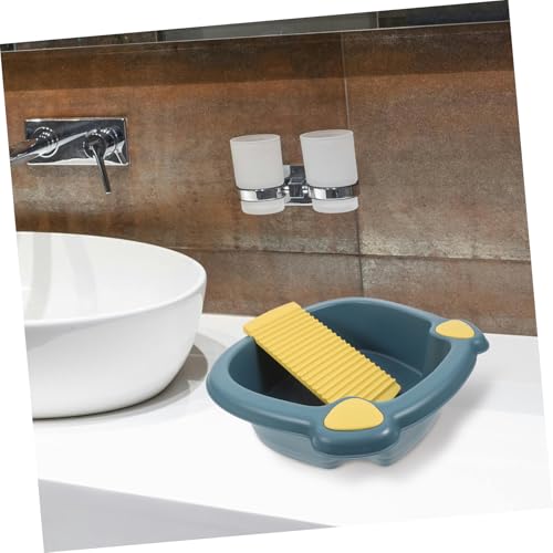 TOYZFRIENDY Kleines Waschbecken mit Waschbrett Mehrzweck Waschschüssel für Zuhause Cartoon Design Abnehmbares Waschbrett für Kleine Räume Langlebiges Material TOYZFRIENDY Kleines Waschbecken mit Waschbrett Mehrzweck Waschschüssel für Zuhause Cartoon Design Abnehmbares Waschbrett für Kleine Räume Langlebiges Material von TOYZFRIENDY