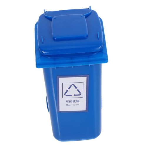 TOYZFRIENDY Kompakter Desktop Abfalleimer aus Robustem PP mit Deckel Geruchsneutral Multifunktional als Mini mülleimer und Stifthalter für Büro Küche Schlafzimmer für Kleine Müllentsorgung TOYZFRIENDY Kompakter Desktop Abfalleimer aus Robustem PP mit Deckel Geruchsneutral Multifunktional als Mini mülleimer und Stifthalter für Büro Küche Schlafzimmer für Kleine Müllentsorgung von TOYZFRIENDY