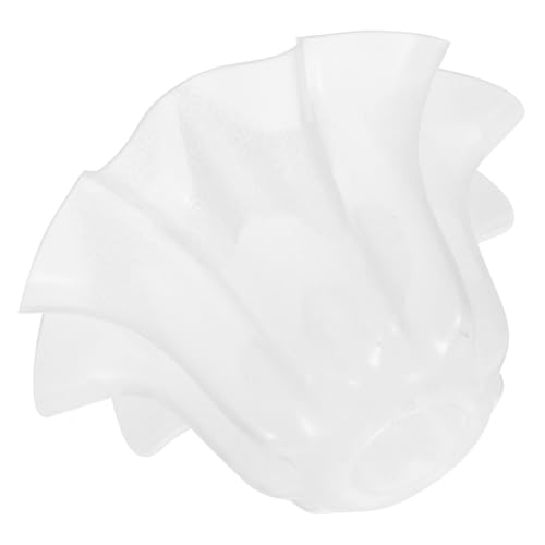 TOYZFRIENDY Kreativer Acryl Lampenschirm Glockenform Blumenmotiv Leichter Ersatz Lampenschirm für Hängelampe Deckenleuchte Wohnzimmer und Schlafzimmer Einfache Montage Dekorativer Lichtschutz von TOYZFRIENDY