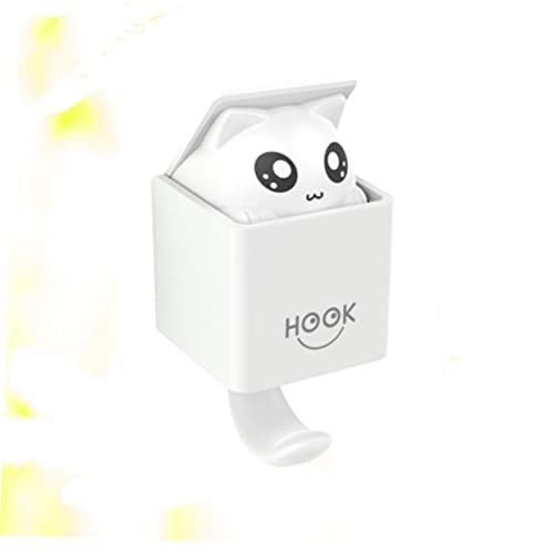 TOYZFRIENDY Kreativer Katzen Wandhaken Weiß mit Sensor Design Selbstklebend Stark Haftend für Mäntel Handtücher Taschen Kleine Gegenstände Zuhause TOYZFRIENDY Kreativer Katzen Wandhaken Weiß mit Sensor Design Selbstklebend Stark Haftend für Mäntel Handtücher Taschen Kleine Gegenstände Zuhause von TOYZFRIENDY