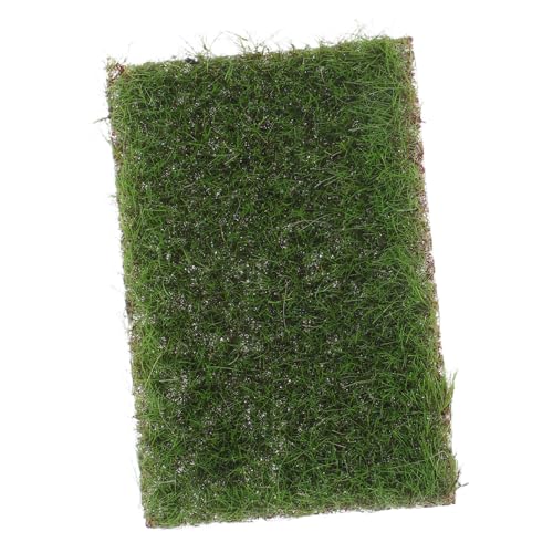 TOYZFRIENDY Kunstrasen Für Miniaturblumen in Puppenhäusern Statisches Modellgras Künstlicher Minirasen Für Eisenbahnlandschaften Miniatur-Kunstrasen Als Requisiten Für Puppenhauskulissen von TOYZFRIENDY