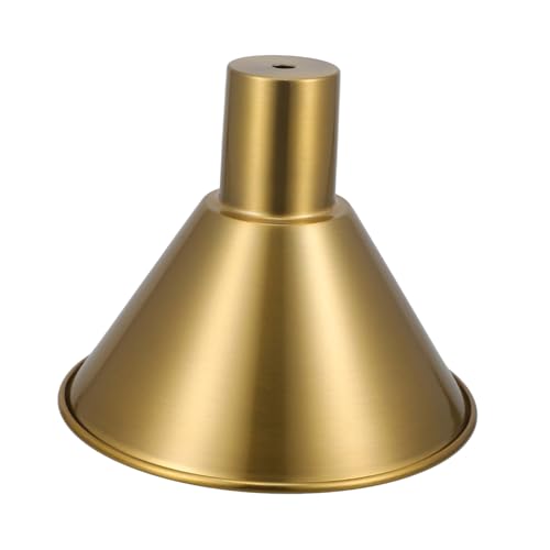 TOYZFRIENDY Kupfer Lampenschirm Industrial Stil Lampenschirm Tischlampe Dekorativ Schlichtes Design Robust und Praktisch Für Wohnzimmer Esszimmer Barbereiche von TOYZFRIENDY