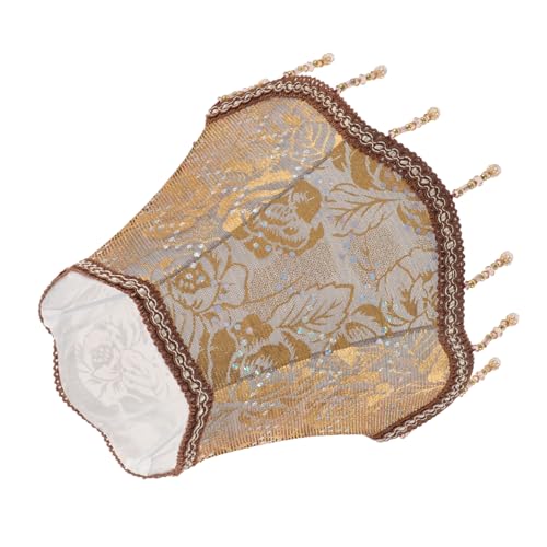 TOYZFRIENDY Lampenschirm Glühlampenabdeckung Aufclipsen Wandlampenabdeckungen Ersatzschirm Für Stehlampe Makrame -lampenschatten Fransenlampenabdeckung Wandleuchtenschirm Golden Stoff TOYZFRIENDY Lampenschirm Glühlampenabdeckung Aufclipsen Wandlampenabdeckungen Ersatzschirm Für Stehlampe Makrame -lampenschatten Fransenlampenabdeckung Wandleuchtenschirm Golden Stoff von TOYZFRIENDY