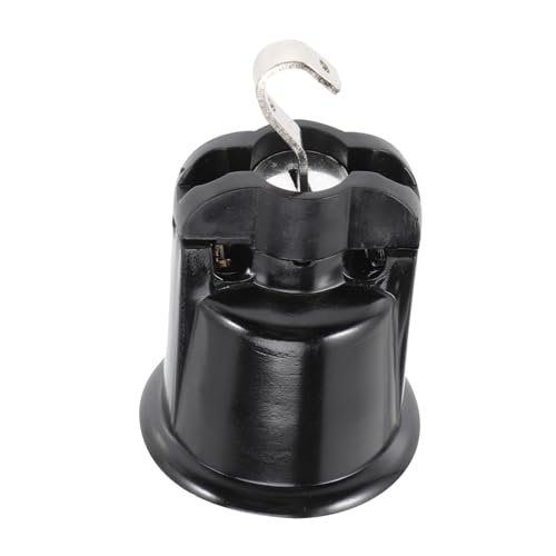 TOYZFRIENDY Lampensockel mit Haken Hitzebeständig bis Tragbare Lampenfassung für Schlafzimmer Einfacher Aufhängepunkt Langlebiger Schraubsockel aus Weißem Bakelit TOYZFRIENDY Lampensockel mit Haken Hitzebeständig bis Tragbare Lampenfassung für Schlafzimmer Einfacher Aufhängepunkt Langlebiger Schraubsockel aus Weißem Bakelit von TOYZFRIENDY