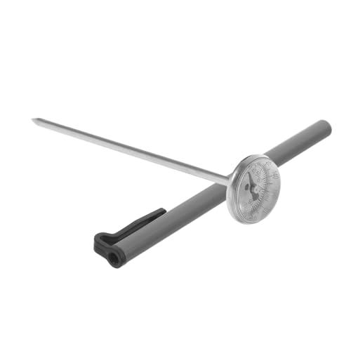 TOYZFRIENDY Lebensmittelechtes Food Thermometer mit Langer Sonde Temperaturgenau Vielseitig für Milch Kaffee und Backen Hitzebeständig und Einfach zu Reinigen TOYZFRIENDY Lebensmittelechtes Food Thermometer mit Langer Sonde Temperaturgenau Vielseitig für Milch Kaffee und Backen Hitzebeständig und Einfach zu Reinigen von TOYZFRIENDY
