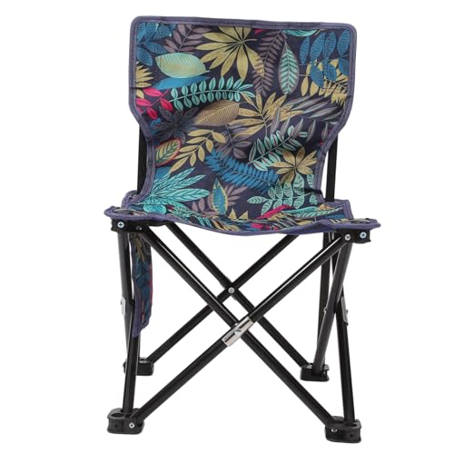 TOYZFRIENDY Leichter Faltbarer Campingstuhl Klapphocker mit Rückenlehne Robust und Kompakt Stabiler Outdoor Klappstuhl für Angeln Grillen Strand und Garten Einfach Mitzunehmen und von TOYZFRIENDY
