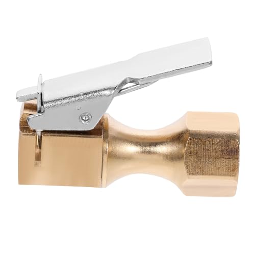 TOYZFRIENDY Locking Air Chuck für Reifen Selbstsichernde Luftpumpen klemme Kompakt und Vielseitig Schnelles Aufpumpen Kompatibel mit Autoreifen und Handventilen Luftdichter Reifenfüller TOYZFRIENDY Locking Air Chuck für Reifen Selbstsichernde Luftpumpen klemme Kompakt und Vielseitig Schnelles Aufpumpen Kompatibel mit Autoreifen und Handventilen Luftdichter Reifenfüller von TOYZFRIENDY