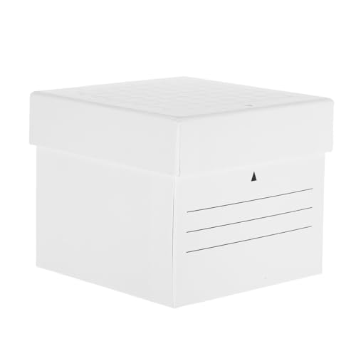 TOYZFRIENDY Luftdichte Aufbewahrungsbox mit Deckel für Laborproben Fächer Gefrierbox für Zentrifugenröhrchen Schnelles Zugreifen und Sichere Probenlagerung im Laborgefrierschrank von TOYZFRIENDY