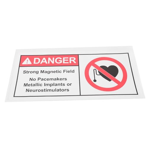 TOYZFRIENDY Magnetisches Warnschild Selbstklebend Stark Haftender Magnetfeld Aufkleber Sicherheitszeichen für Kliniken und Krankenhäuser Klarer Haftaufkleber für Glatte Oberflächen TOYZFRIENDY Magnetisches Warnschild Selbstklebend Stark Haftender Magnetfeld Aufkleber Sicherheitszeichen für Kliniken und Krankenhäuser Klarer Haftaufkleber für Glatte Oberflächen von TOYZFRIENDY