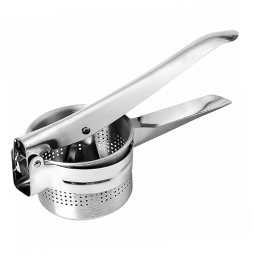 TOYZFRIENDY Manuelle Kartoffelpresse aus Edelstahl Rutschfester Griff Effizienter Hebelmechanismus Geeignet für Kartoffelpüree Gemüse und Obst Vielseitiger Küchenhelfer für Kartoffeln TOYZFRIENDY Manuelle Kartoffelpresse aus Edelstahl Rutschfester Griff Effizienter Hebelmechanismus Geeignet für Kartoffelpüree Gemüse und Obst Vielseitiger Küchenhelfer für Kartoffeln von TOYZFRIENDY