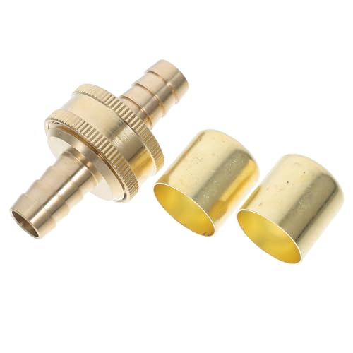 TOYZFRIENDY Messing Gartenschlauch Verbinder Schnellkupplung Wasserschlauch Reparatur Anschluss Robust Wiederverwendbar Für Gartenbewässerung Autowäsche Poolpflege von TOYZFRIENDY