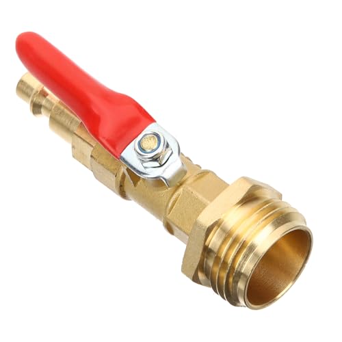 TOYZFRIENDY Messing Winteradapter Außengewinde Frostschutz Wasserablauf Schnellkupplung für Wohnmobil Boot Gartenbewässerung Robust Langlebig UV Beständig von TOYZFRIENDY