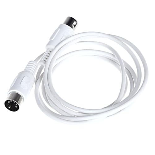 TOYZFRIENDY Midi Music Line Midi-kabel Musik Tastatur Kabel Elektronisches Verlängerungskabel Weiß von TOYZFRIENDY