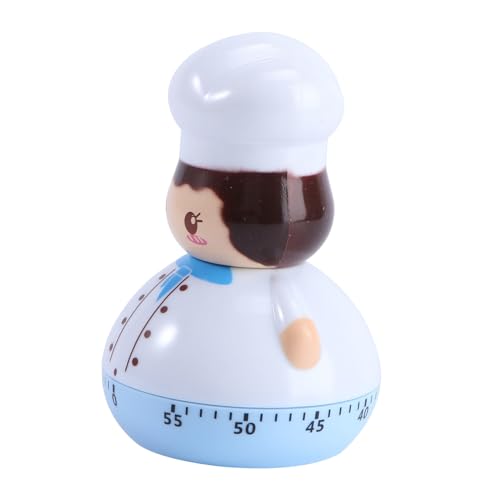 TOYZFRIENDY Mini Chef Mechanischer Küchentimer Kompakter Countdown Timer für Kochen und Backen Batteriefrei Einfach Ablesbar Vielseitiger Eier Backzeitwecker TOYZFRIENDY Mini Chef Mechanischer Küchentimer Kompakter Countdown Timer für Kochen und Backen Batteriefrei Einfach Ablesbar Vielseitiger Eier Backzeitwecker von TOYZFRIENDY