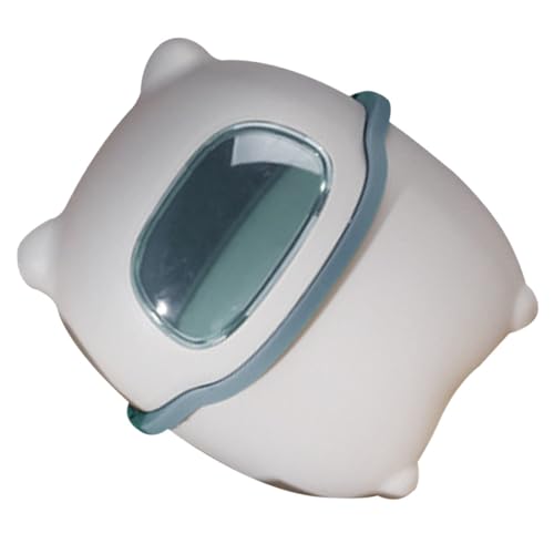 TOYZFRIENDY Mini Desktop Mülleimer mit Deckel Cartoon Bär Form Tragbarer Tischabfallbehälter für Büro Küche und Badezimmer Kleiner Praktischer Aufbewahrungseimer in Weiß blau TOYZFRIENDY Mini Desktop Mülleimer mit Deckel Cartoon Bär Form Tragbarer Tischabfallbehälter für Büro Küche und Badezimmer Kleiner Praktischer Aufbewahrungseimer in Weiß blau von TOYZFRIENDY