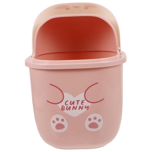 TOYZFRIENDY Mini Desktop Mülleimer mit Deckel Tischabfallbehälter Cartoon Hase Form Kreativer Papierkorb für Büro Schlafzimmer Wohnzimmer TOYZFRIENDY Mini Desktop Mülleimer mit Deckel Tischabfallbehälter Cartoon Hase Form Kreativer Papierkorb für Büro Schlafzimmer Wohnzimmer von TOYZFRIENDY