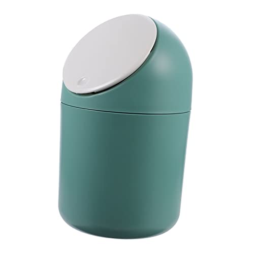 TOYZFRIENDY Mini Mülleimer mit Deckel Stabiler PP Kunststoff Kompakt Praktischer Desktop Abfalleimer für Büro Küche Bad und Kleine Räume Leicht zu Reinigen und Platzsparend von TOYZFRIENDY