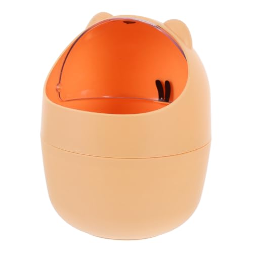 TOYZFRIENDY Mini Mülleimer mit Schüttel deckel Kompakter Kunststoff abfallbehälter Bunter Kleiner Tischmülleimer für Büro Schlafzimmer Kinderzimmer Vielseitig als Aufbewahrungsbox Geeignet von TOYZFRIENDY
