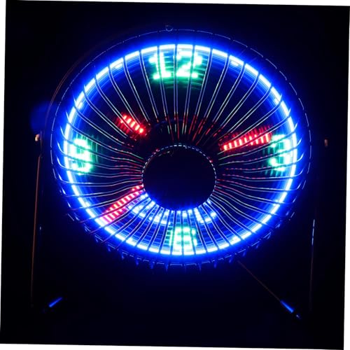 TOYZFRIENDY Mini USB Lüfter mit LED Uhr und Temperaturanzeige Leiser Portabler Metall für Büro Schreibtisch und Auto Drehbar Geräuscharm mit Off Schalter TOYZFRIENDY Mini USB Lüfter mit LED Uhr und Temperaturanzeige Leiser Portabler Metall für Büro Schreibtisch und Auto Drehbar Geräuscharm mit Off Schalter von TOYZFRIENDY