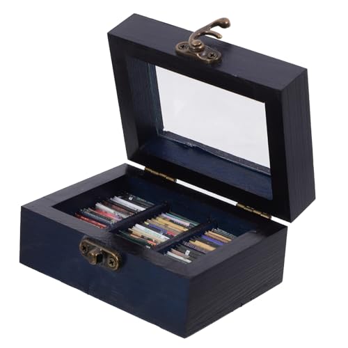 TOYZFRIENDY Miniatur Bücherregal aus Holz Kleines Dekoratives Anti Angst Mini Büchern Platzsparendes Mini Bücherregal für Schreibtisch Wohn Bürodekoration TOYZFRIENDY Miniatur Bücherregal aus Holz Kleines Dekoratives Anti Angst Mini Büchern Platzsparendes Mini Bücherregal für Schreibtisch Wohn Bürodekoration von TOYZFRIENDY