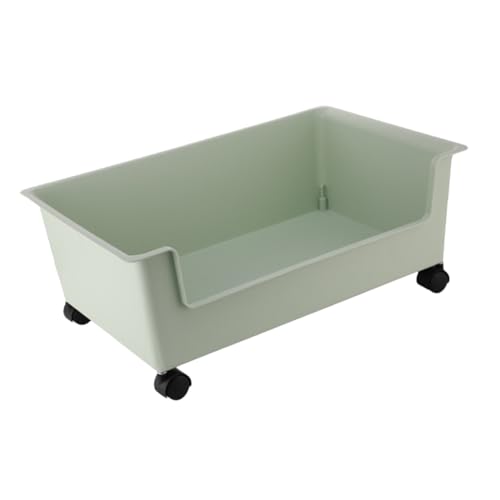 TOYZFRIENDY Mobiler Bücherwagen mit Rädern Robuster Aufbewahrungsbox Platzsparendes Rollendes Bücherregal unter Schreibtisch Vielseitiger Organizer für Büro Schlafzimmer und Studentenwohnheim von TOYZFRIENDY